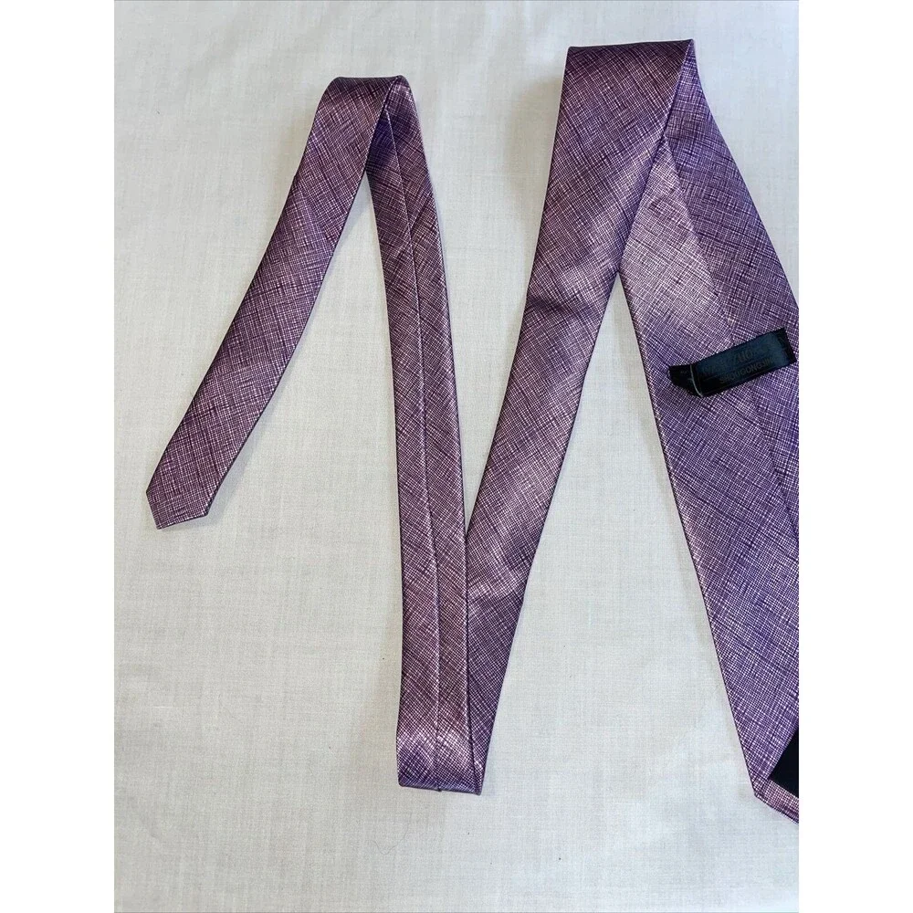 WangZhongWang Dress Tie Men’s Purple 100% Polyester Designer